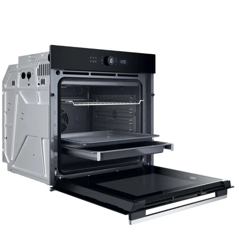 Cuptor electric Whirlpool WOI5S8CM1SXA, Negru | Oțel inoxidabil