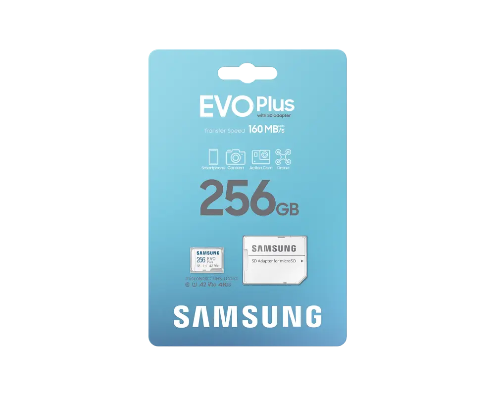Card de Memorie Samsung EVO Plus MicroSDXC, 128GB (MB-MC256SA/APC)