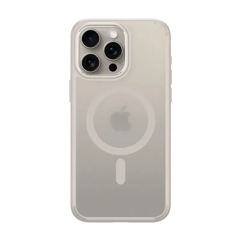 Husa Spigen iPhone 15 Pro Max Ultra Hybrid Mag, Frost Natural Titanium