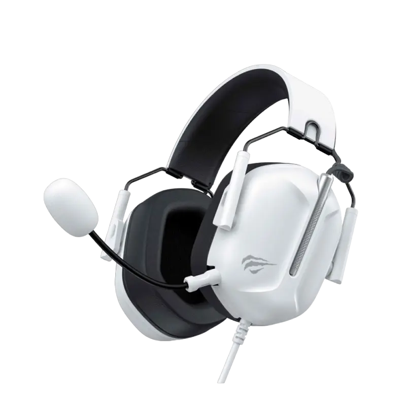 Căști gaming Havit H2033d, Cu fir, Alb