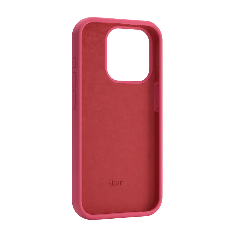 Чехол Etteri Silicone Mag для Apple iPhone 16 Pro Max, Raspberry