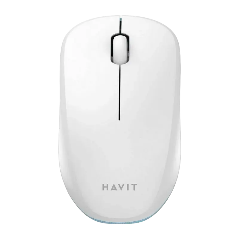 Cumpara  Periferice pentru PC - Mouse Wireless Havit MS66GT, Alb | Albastru..