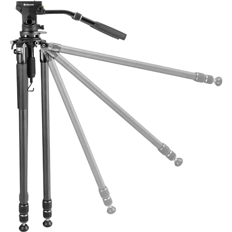 Tripied Video Vanguard ALTA PRO 3VRL 303CV20, Cap video/Cap trepied de minge, Negru