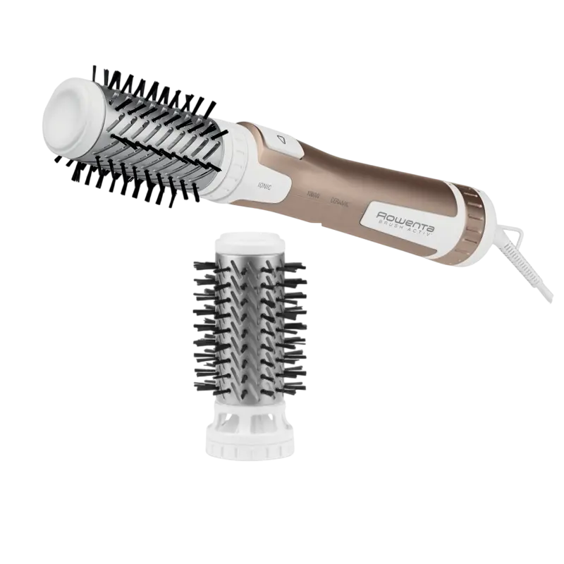 Uscător de păr-perie Rowenta CF9520F0, 1000W, Aur | Alb