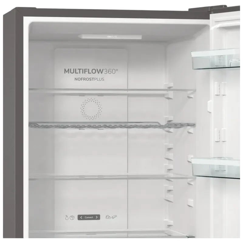 Frigider Gorenje NRK619DA2XL4, Oțel inoxidabil