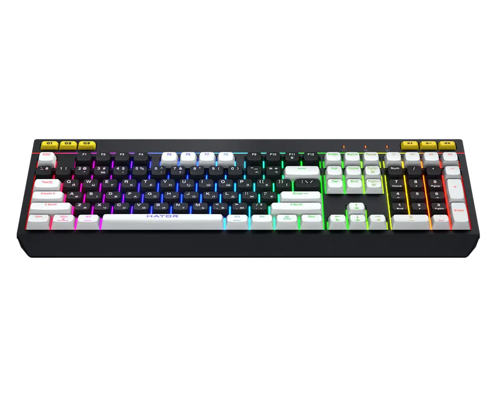 Tastatură HATOR Icefall, Cu fir, Negru