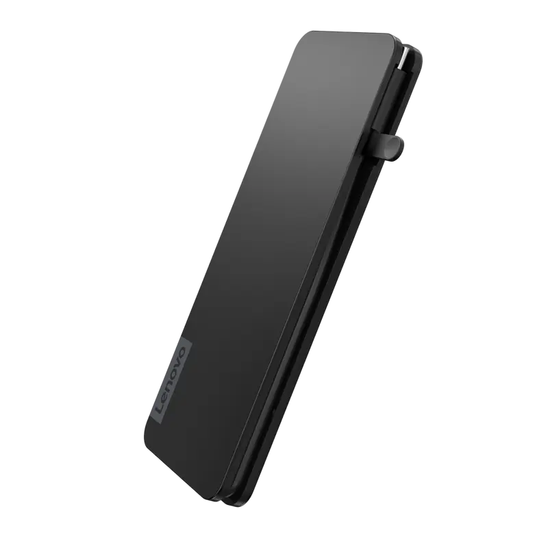 Stație Docking Lenovo USB-C Slim Travel Dock, Negru