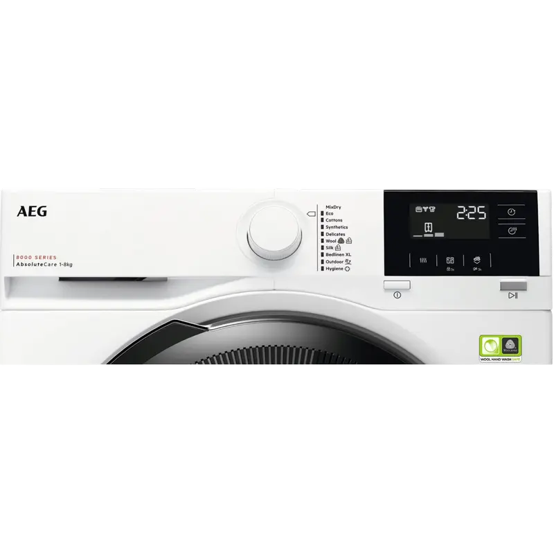 Uscător de rufe AEG TR8184E, 8kg, Alb