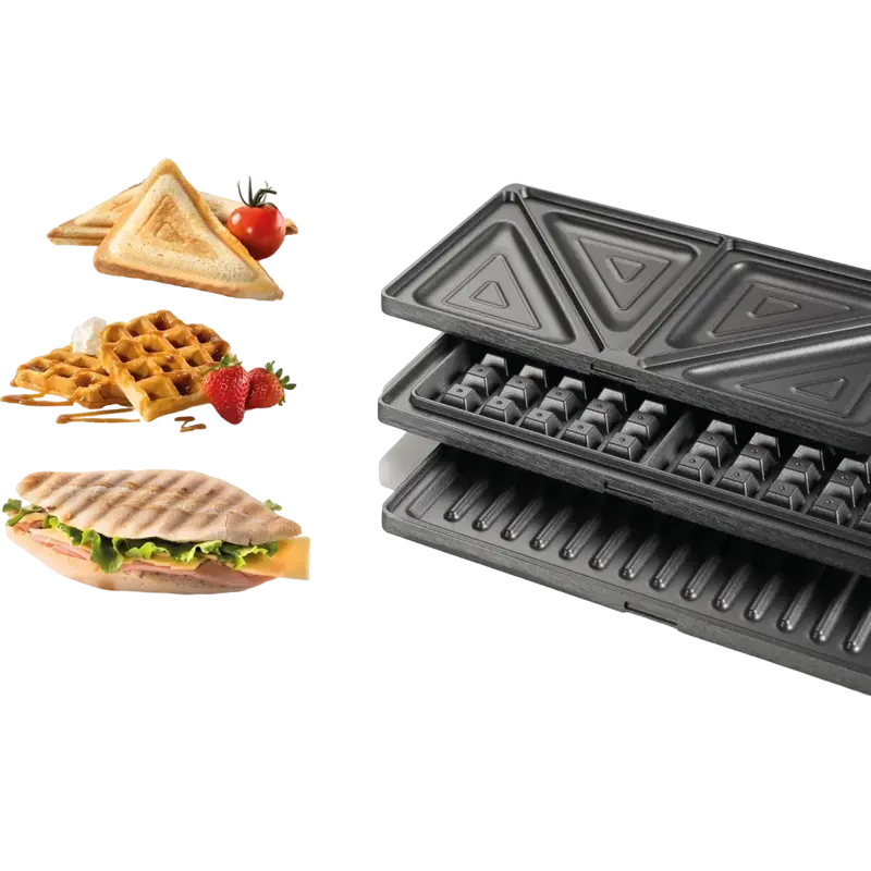Aparat pentru sandwich multifunctional Gorenje SM703GCB, Negru