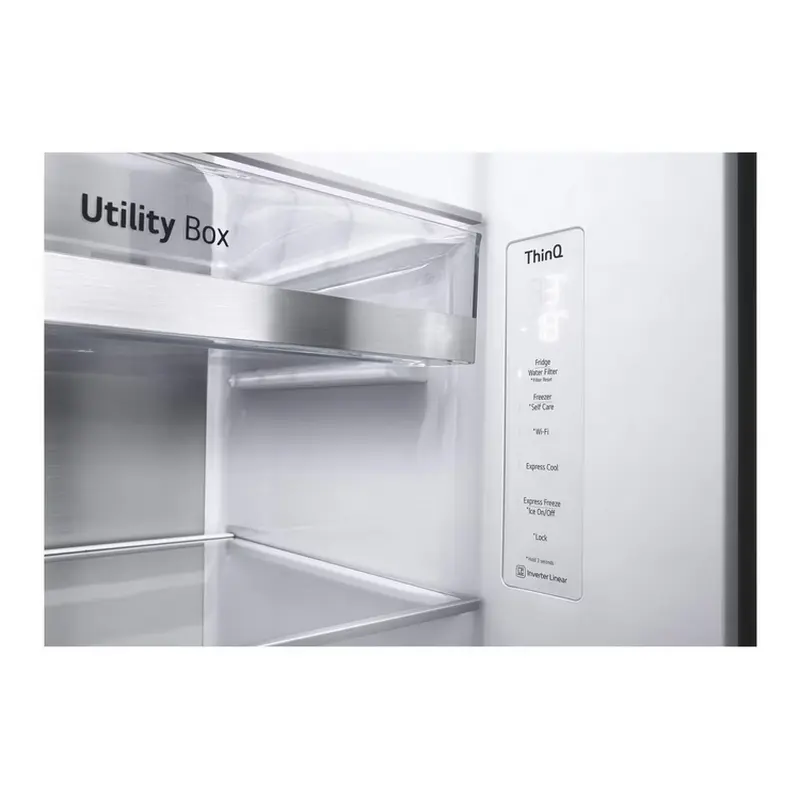 Frigider LG GSXV90MCAE, Negru