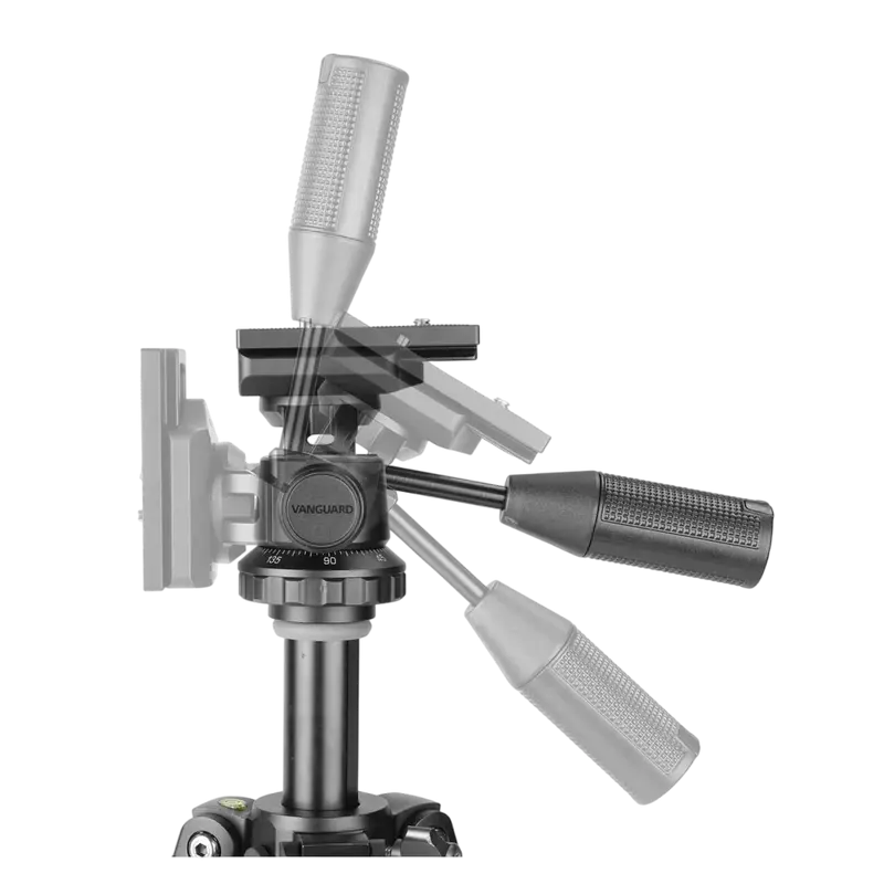 Tripied Video Vanguard VEO3 263CO, Сap video panoramic cu 2 căi, Negru