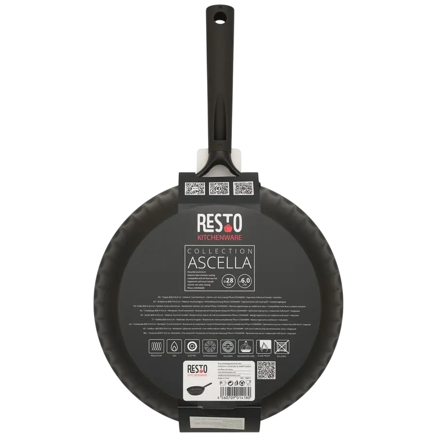 Tigaie RESTO 94011, Negru
