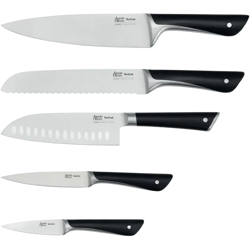 Set de Cuțite Tefal K267S556, Negru / Inox