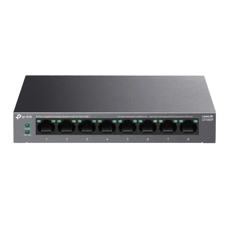 Comutator PoE TP-LINK LS108GP, 802...