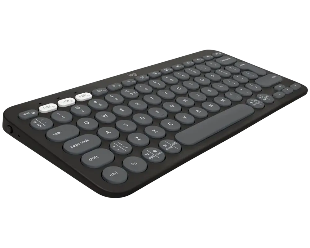 Клавиатура и мышь Logitech Pebble 2 Combo, Беспроводное, Графитовый