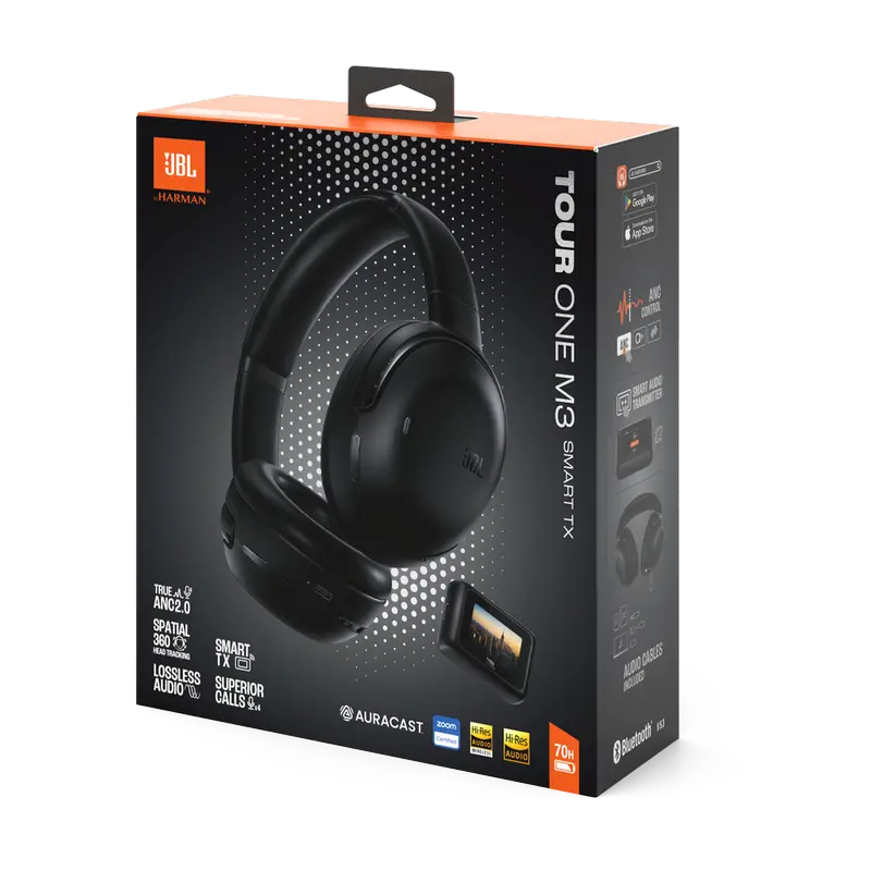 Căști JBL Tour One M3 Smart TXT, Negru