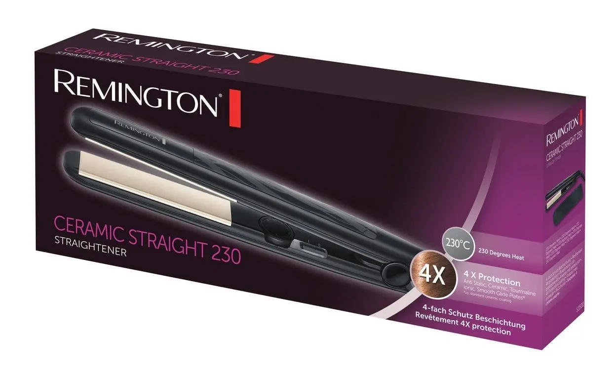 Aparat de indreptat părul Remington CERAMIC STRAIGHT, Negru
