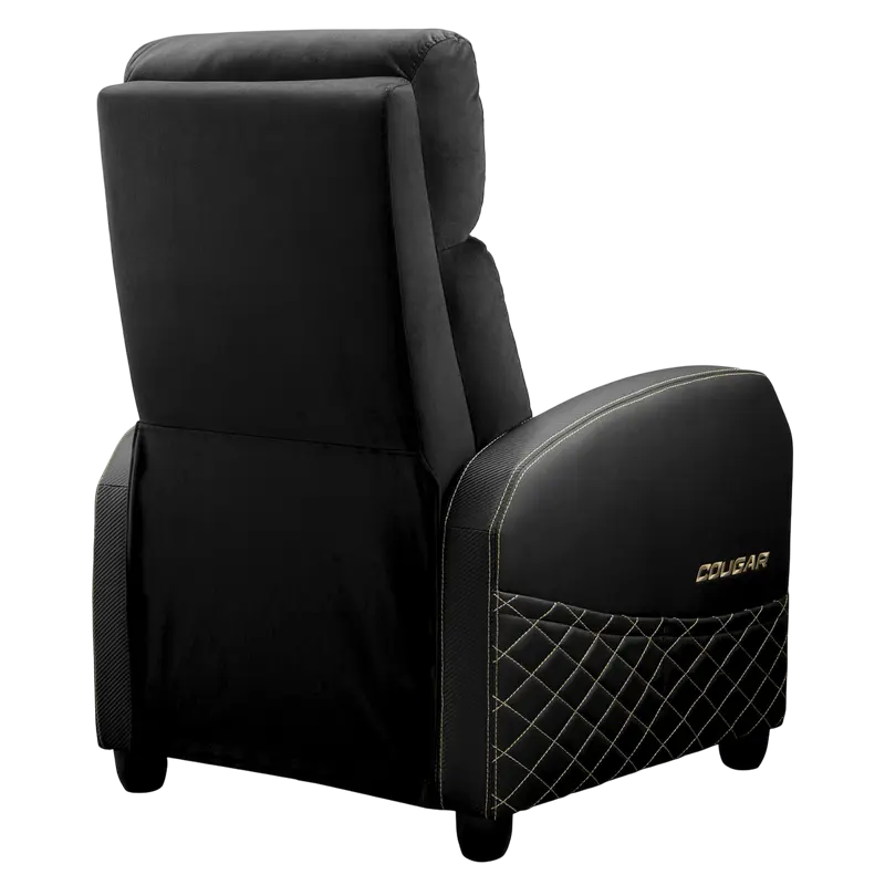 Scaun Gaming Cougar Ranger Elite, Țesătură, PU Piele, Auriu