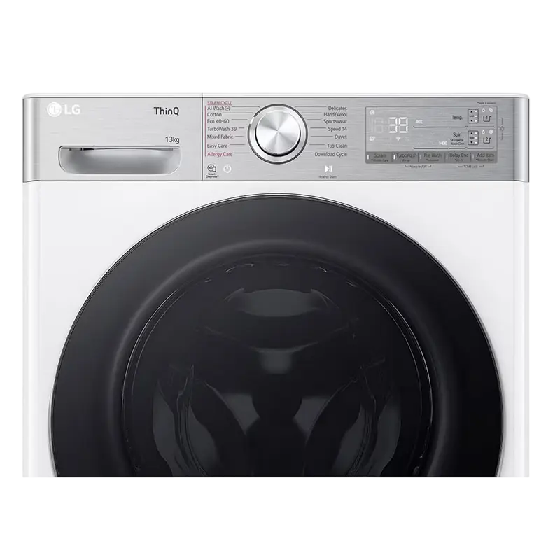 Mașină de spălat LG F4WR913P3WA, 13kg, Alb