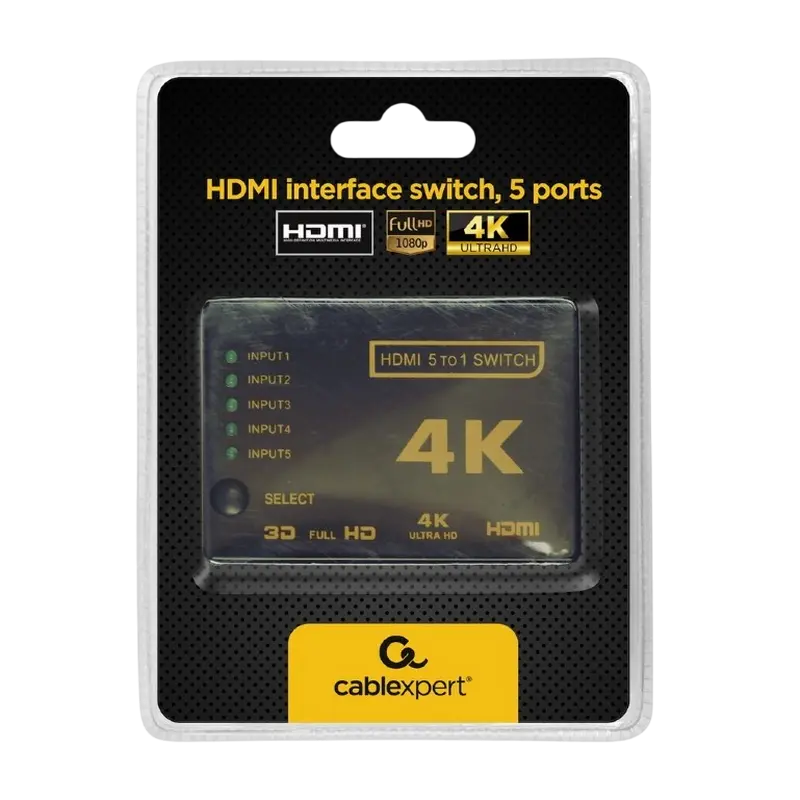 Comutator interfață HDMI Cablexpert DSW-HDMI-53