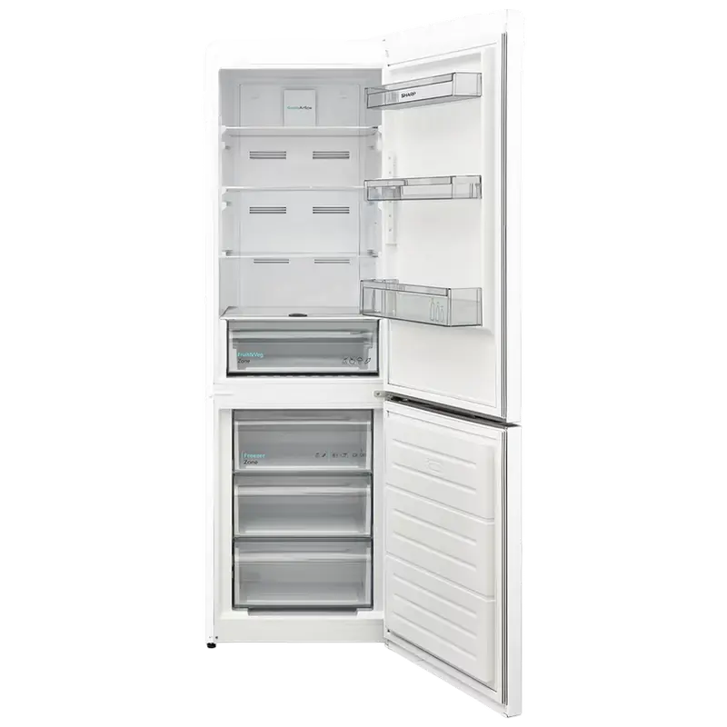 Frigider Sharp SJ-FBA11DMXWE-EU, Alb