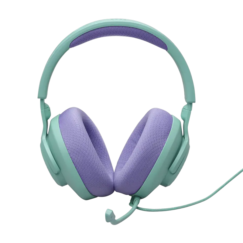 Căști gaming JBL Quantum 100M2, Cu fir, Cyan