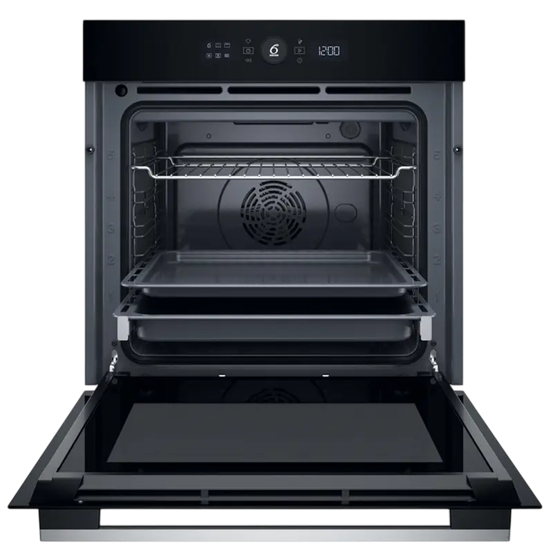 Cuptor electric Whirlpool WOI5S8CM1SXA, Negru | Oțel inoxidabil
