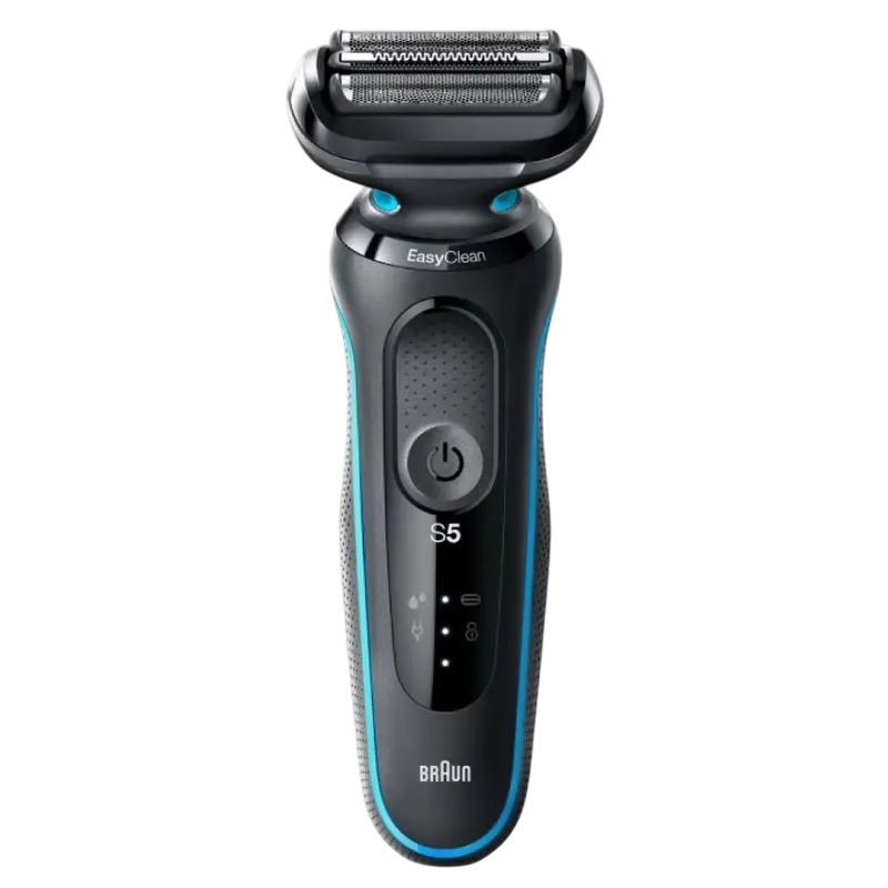 Aparat de ras electric Braun 51-M1200s, Negru | Albastru