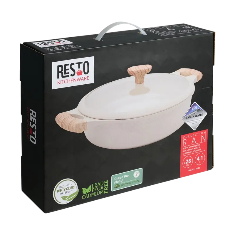 Cratița RESTO 93806, 4,1L, 28cm, Bej