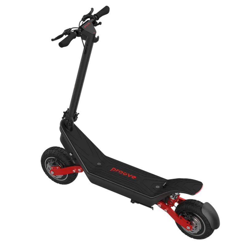 Trotinetă electrică Proove X-City Dual Sport, Negru | Roșu