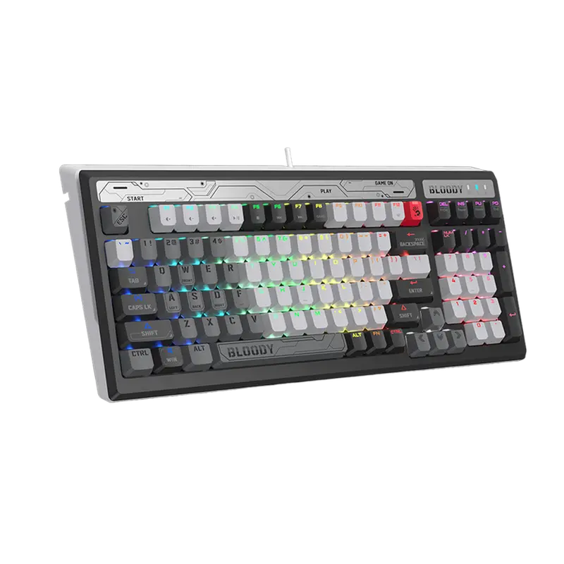 Tastatură Bloody B950, Cu fir, Gri