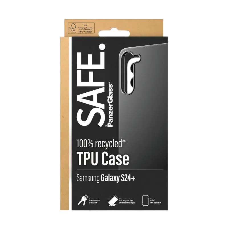 Husa PanzerGlass SAFE pentru Samsung Galaxy S24+, Negru