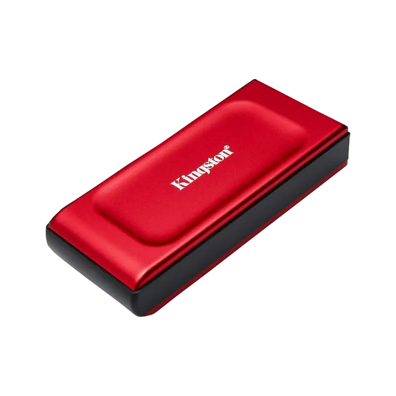 SSD portabil extern Kingston XS1000, 1 TB, Roșu (SXS1000R/1000G)