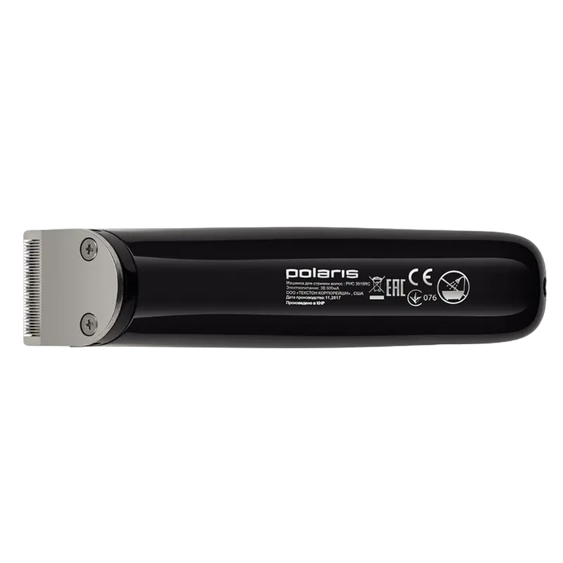 Mașina de tuns Polaris PHC 3015RC, Negru