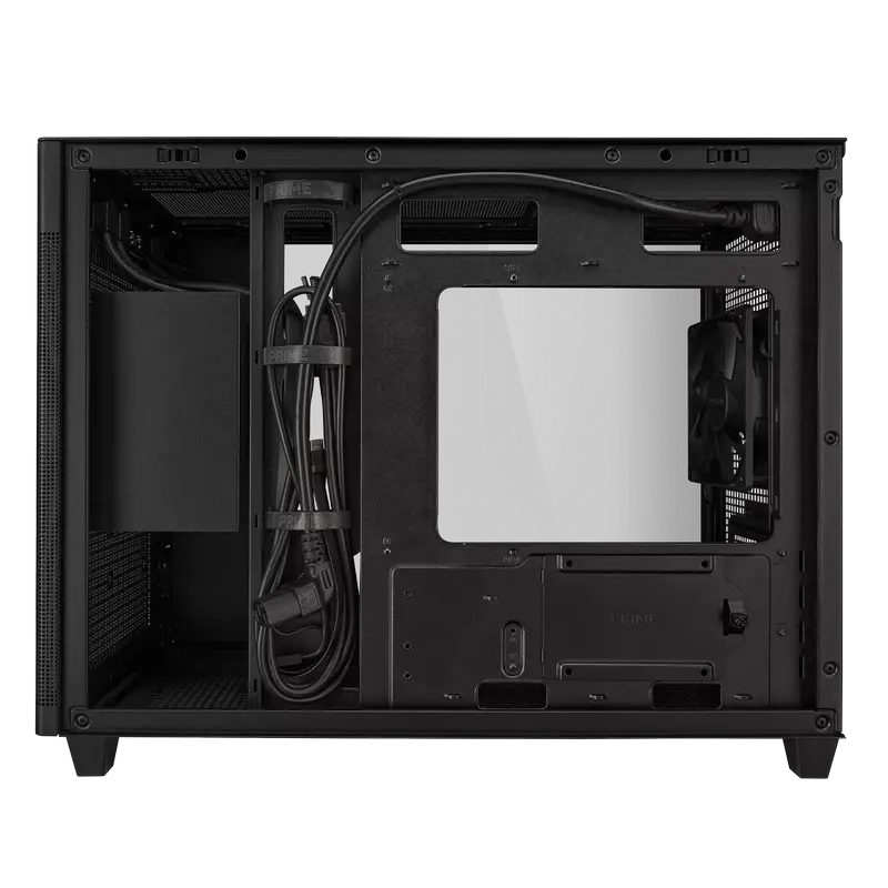 Carcasă PC ASUS Prime AP201 Tempered Glass Edition, Mini-Tower, Negru