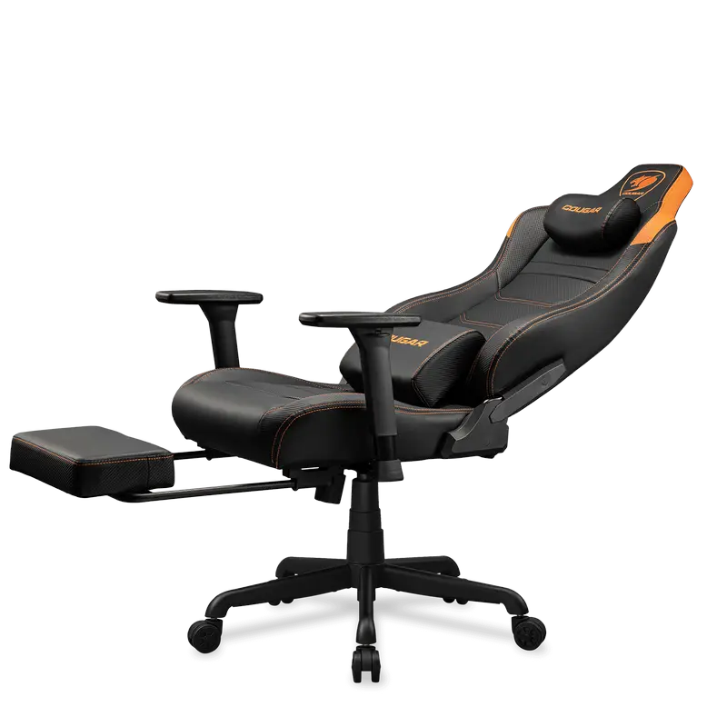 Scaun Gaming Cougar Armor EVO S, PU Piele, Negru | Portocaliu