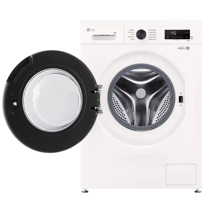 Mașină de spălat LG F4X1009NWB, 9kg, Alb