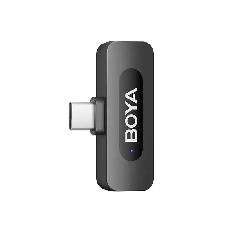 Microfon portabil pentru înregistrare vocală Boya BY-V3 Combo, Fără fir, Negru