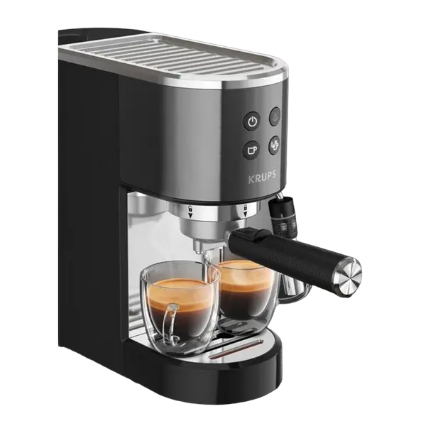 Cafetiera manuala Krups XP444G10, 1400W, Negru