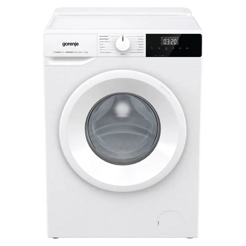 Mașina de spălat Gorenje WNHPI72SCSIR/UA, 7kg, Alb