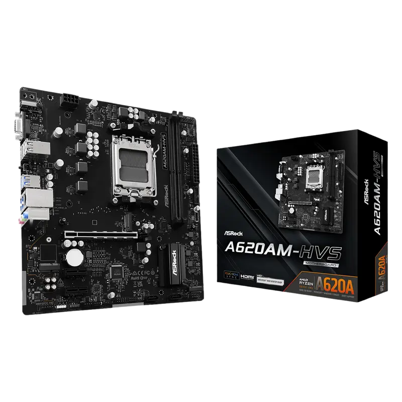 Материнская плата ASRock A620AM-HVS..