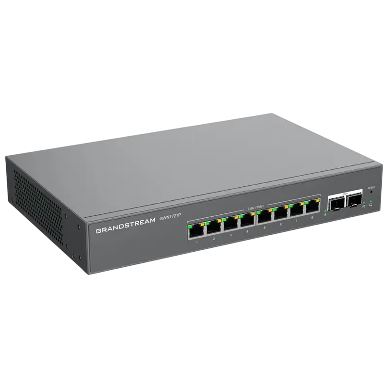 PoE коммутатор Grandstream GWN7721P, 8x IEEE 802.3af/at