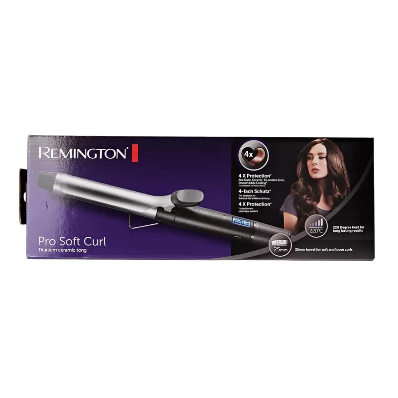 Ondulator de păr Remington CI6525, Negru