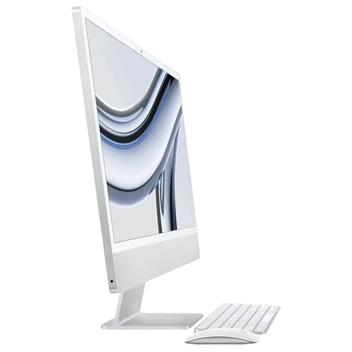 Computer All-in-One Apple iMac A2874, 24", M3 with 8-core CPU and 8-core GPU, 16GB/512GB, macOS Sonoma, Argintiu