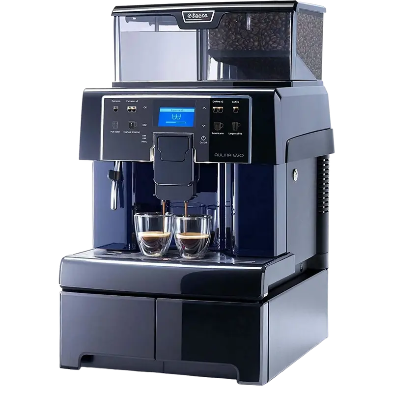 Aparat de cafea Saeco Aulika Evo Office, Negru