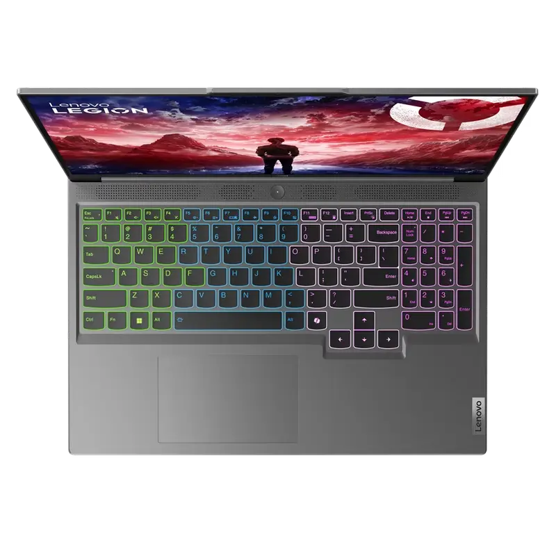 Laptop Gaming 16" Lenovo Legion Slim 5 16AHP9, Luna Grey, AMD Ryzen 7 8845HS, 32GB/1024GB, Fără SO
