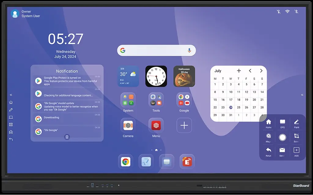 Cumpara  Tablouri interactive - Afișaj interactiv StarBoard IFPD-YL5U-65: 65