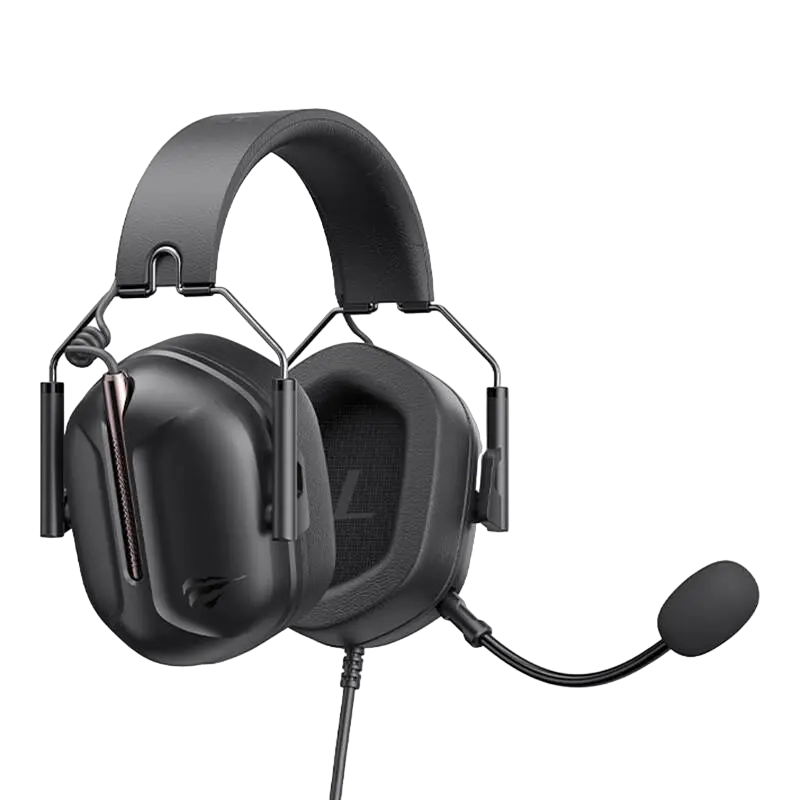Căști gaming Havit H2033d, Cu fir, Negru