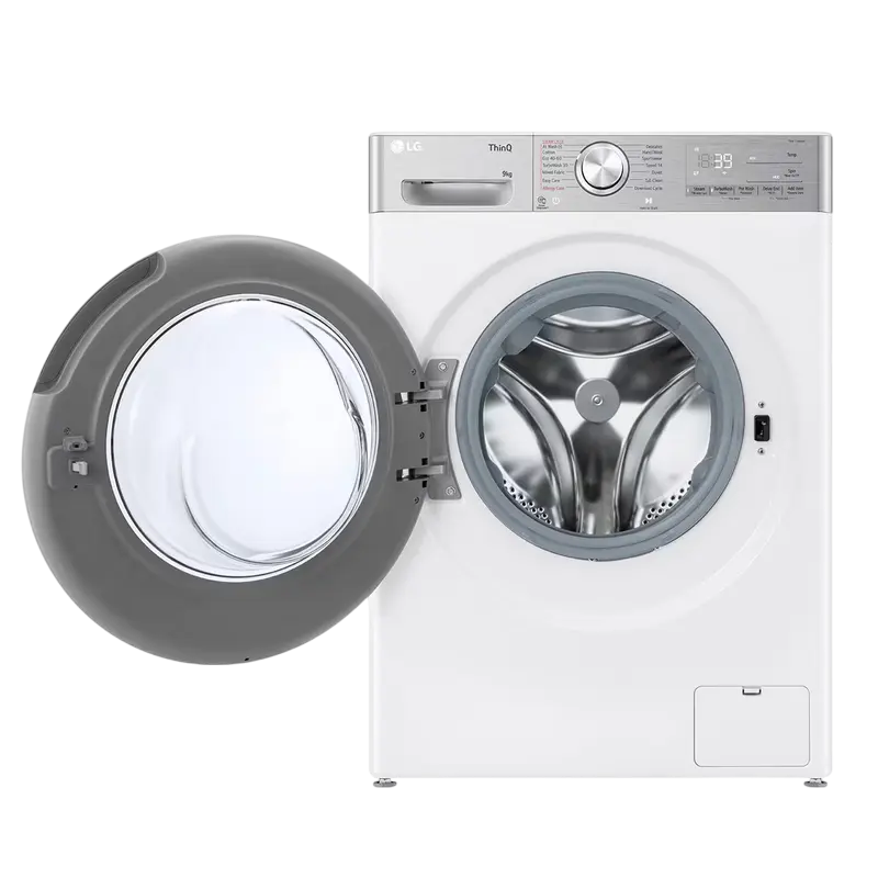 Mașină de spălat LG F4WR909P3W, 9kg, Alb