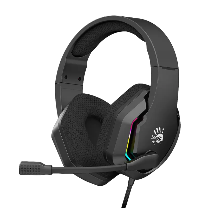 Căști gaming Bloody G260, USB, Negru